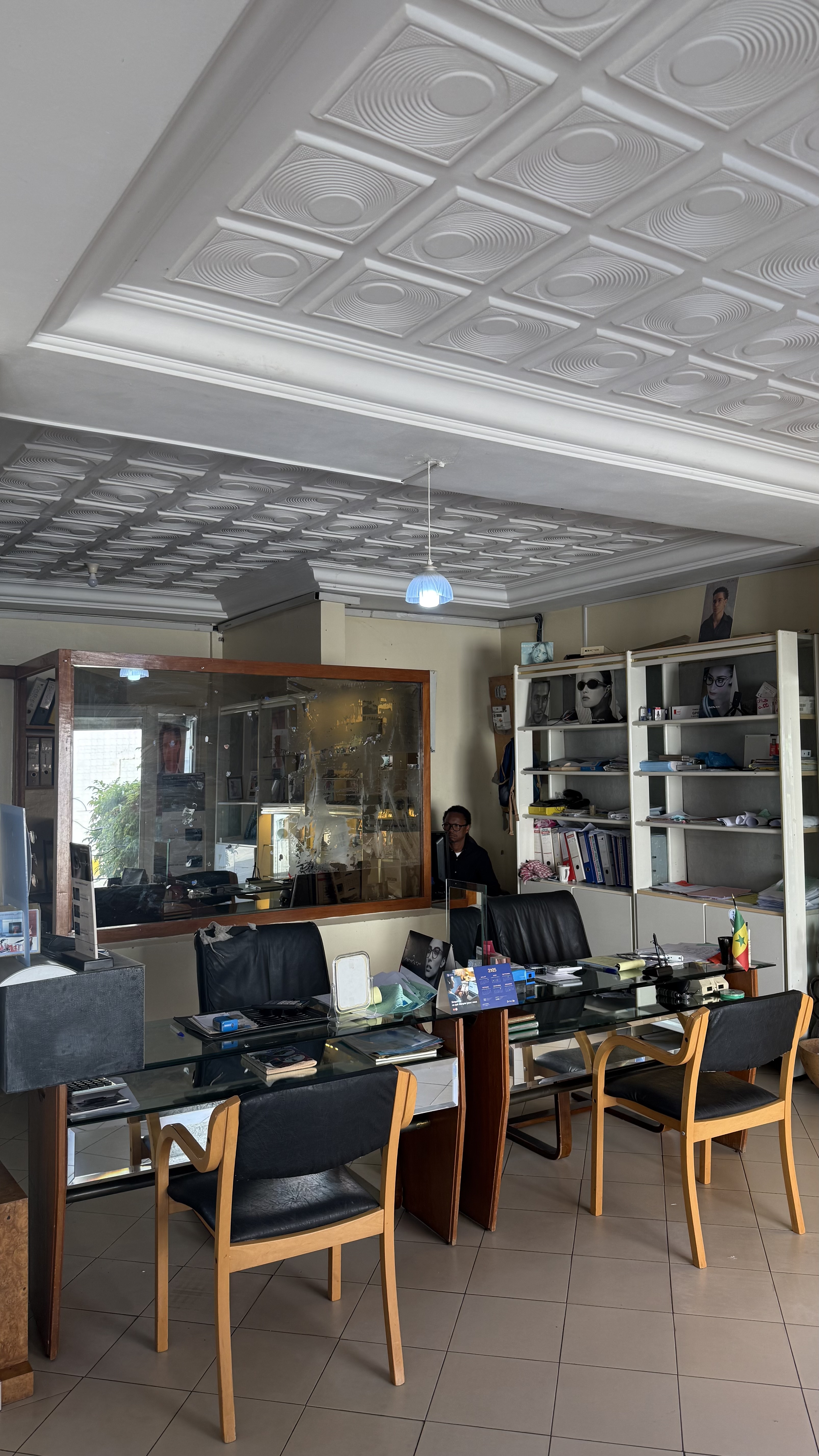 Intérieur de la boutique Myane Optique